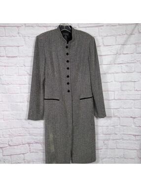 Virgo Women's Size 8 Long Button-Up Coat